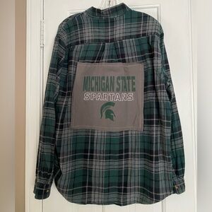 Michigan State flannel shirt